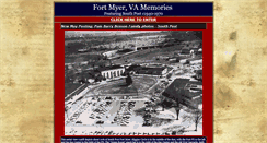 Desktop Screenshot of fortmyervamemories.com